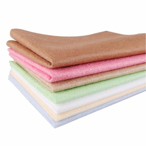 white non woven microfiber glass cleaning cloths in roll for car wash
