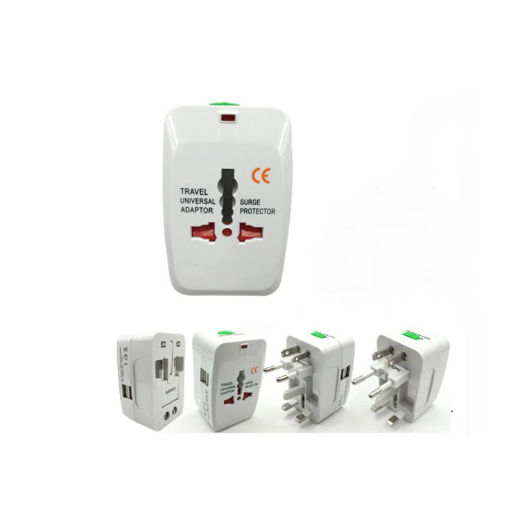 Wholesale 2 Usb Power Adapter Electrical Mobile Phone Accessories Universal Plug Adapter