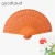 Import Wholesale 20cm Plain Dyed Multi-color Wood Hand Fans Craft Supplies Wedding Favors and Gifts Matrimonio from China