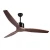 Import Wholesale 52 Inch Vintage Decor Wood Fan Ceiling Electric Solid Wood Blades Ceiling Fan from China