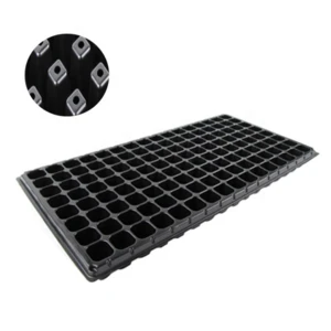 Wholesale 72 Cells Seed Starter Tray Germination Nursery Tray Planting Plastic Square Seed Pot Tray for Vegetables Greenhouse