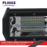 Wholesale auto lighting system 72w 12v car led light bar forklift truck led aluminum light bar