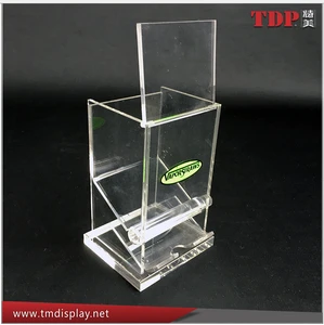 Wholesale automatic Plexiglass Acrylic Clear Toothpick Dispenser Box holder