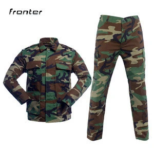 Wholesale BDU Uniform T/C 6535 Custom Combat Military Camouflage Tactical Army Uniform Jacket + Pant Uniform