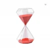 Wholesale beautiful home decor glass sand timer/hourglass