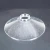Import Wholesale Bubbled Glass Lamp Shade Conical Light Cover Led Wall Big Wide Mouth Funnel Light Cover from China