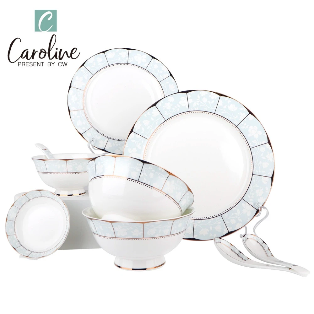 Wholesale Ceramic Bone China Dinnerware Tableware Set