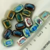Wholesale Ceramic DIY jewelry accessories square beads kiln to round beads diy loose beads bracelet necklace material production