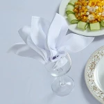 Wholesale Cheap 48*48cm Table Polyester Napkins Red for  restaurant