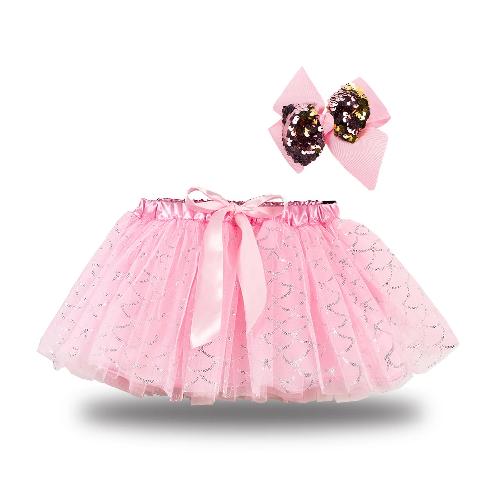 Wholesale cheap girl dress pink little girls dresses summer tutu skirt ballet
