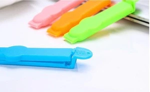 wholesale cheap plastic bag clip for food dry goods pour and  seal