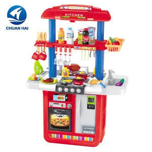 Wholesale cooking games pretend toys kids kitchen play set toy