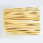 Wholesale Custom Logo Bamboo Skewer Sticks BBQ/Fruit/Kebab Natural Bamboo Sticks Barbecue Stick