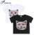 Import wholesale custom sequin patch applique kid t-shirt cotton 100% from China