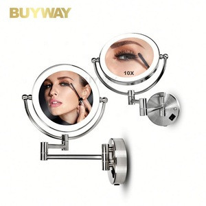 Wholesale Customized Logo Magnifying  Bath Room Shaving Mirror