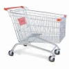 wholesale European style metal supermarket shopping trolley cart