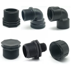 Wholesale Factory Manufacture Price Multi-function PP Material Threaded Plastic Pipe Fittings