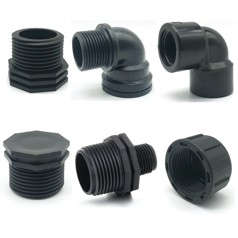 Wholesale Factory Manufacture Price Multi-function PP Material Threaded Plastic Pipe Fittings