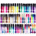 Wholesale Hair Extension High Quality Raw Material Ombre Jumbo Braid Synthetic Hair For Braiding