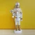 Import Wholesale Home Decorating 5pcs White Wooden Toy Soldier Nutcracker Craft Ornaments 13cm Xmas Doll Christmas Kid Table Decoration from China