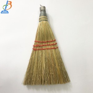 wholesale household tools Natural Plant Material smart hand sorghum corn straw broom raw material