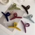 Import wholesale korean women hair clips claw fashion big velvet hair claw clips for women girls hair accessories from China
