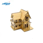 Wholesale Laser Cut Diy Wooden Miniature Dollhouse Furniture
