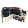 Wholesale lcd video brochure voice recordable greeting card, OEM 5inch video brochure