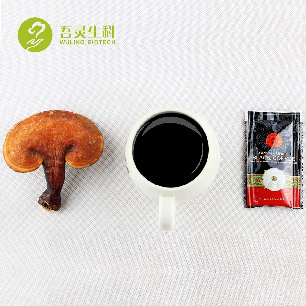 wholesale massive instant organo black coffee reishi ganoderma coffee with mushroom extract
