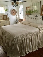 Wholesale Monogram Personalized Ruffled BedSpread