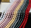 Wholesale Multi-Color South Sea Shell Round Loose Beads Mother of Pearl