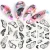 Import Wholesale Nail Sticker Butterfly INS Classic Watercolor Nail Decal Water Sticker from China