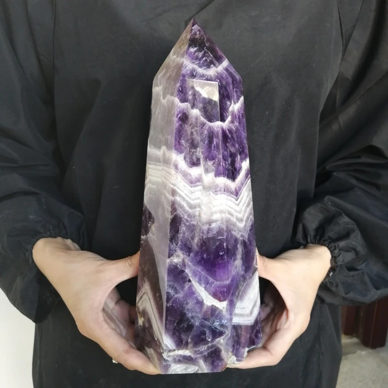 Wholesale Natural Dream Amethyst Quartz  Large Crystal Wands Point