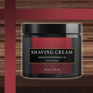 Wholesale natural smooth moisturizing mens shaving cream