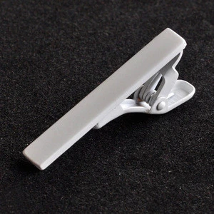wholesale new design white tie bar for men