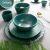 Wholesale Nordic Style Glazed Porcelain Tableware Restaurant Use Ceramic Dinner Plate