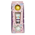Wholesale organic kids bath bombs and body lotion  private label  gift set with box