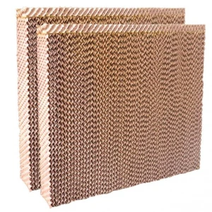 Wholesale price 7090 evaporative cooling pad honeycomb type cooling pad