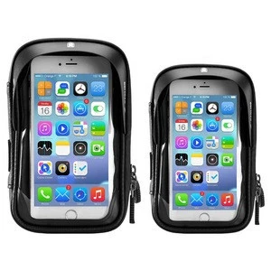 Wholesale Universal Bike Mobile Phone Mount Holder Bicycle Touch Screen 360 Degree Waterproof Bag Phone Accessories