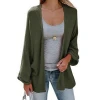 Wholesale Women&#039;s Knit Cardigan Long Sleeved Sweater Plus Size Coat