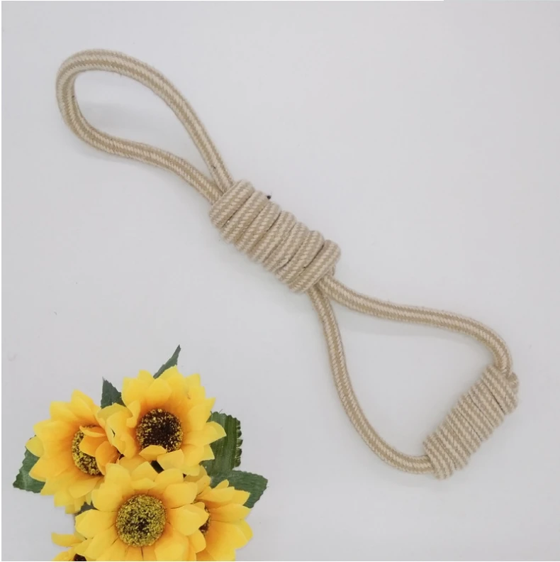 Wholesales pet product cotton rope knot toys