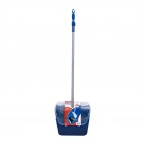 Wind proof dustpan and broom set for household cleaning