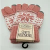 Winer Snow knitted Five Finger Gloves Touch Screen Wholesale