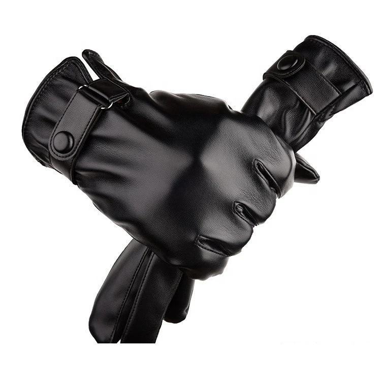 Winter gloves Touch Screen Waterproof Outdoor Leather gloves mittens for men women