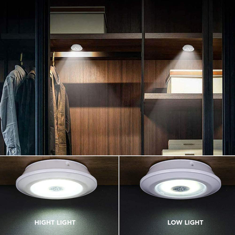 Buy Wireless Led Puck Light 3 Pack With Remote Control Under Cabinet ...