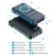 Import Wisdom-Tech Power Bank For Hiking portable charging magnetic wireless solar storage system flexible e phone stand holder charger from China