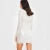 Import Women Silver Sequin Long Sleeve Deep V Neck Belted Wrap Waist Tie Belt Mini Party Evening Dresses Women Cocktail from China