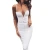Import Women Vintage Sexy V-neck Backless Straps Split Club Lace-up Midi Bodycon Dress from China