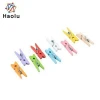Wooden clothes pins pegs colourful decorative wooden pegs for DIY craft