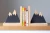 Import Woodland Decor Navy Mountain Bookend for Kids from China